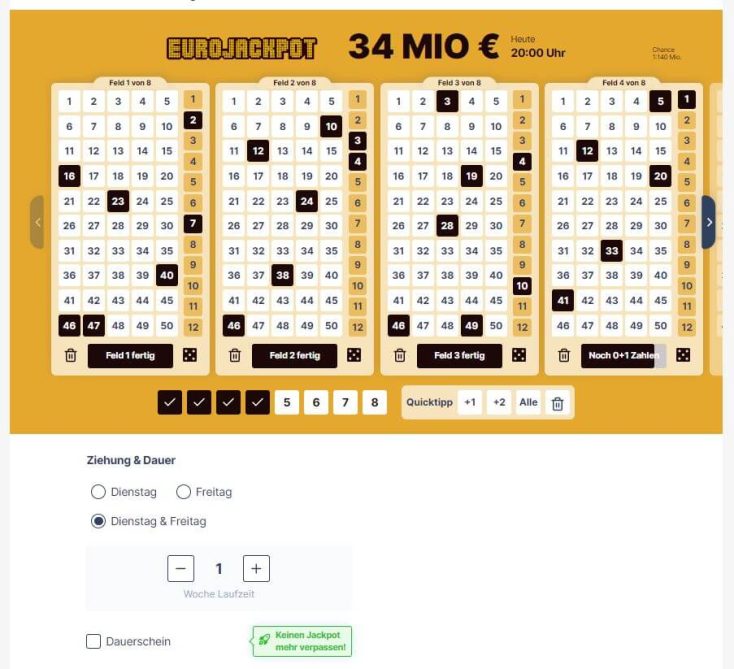 Eurojackpot Tippschein Ausf llen Anleitung Eurojackpot Tippschein Ausf llen Anleitung