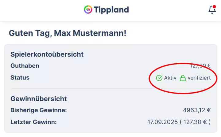 Lottogewinn Auszahlung - Verifizierung