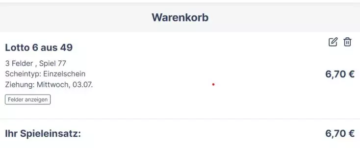 Lottoschein ausfüllen - Die Abgabe