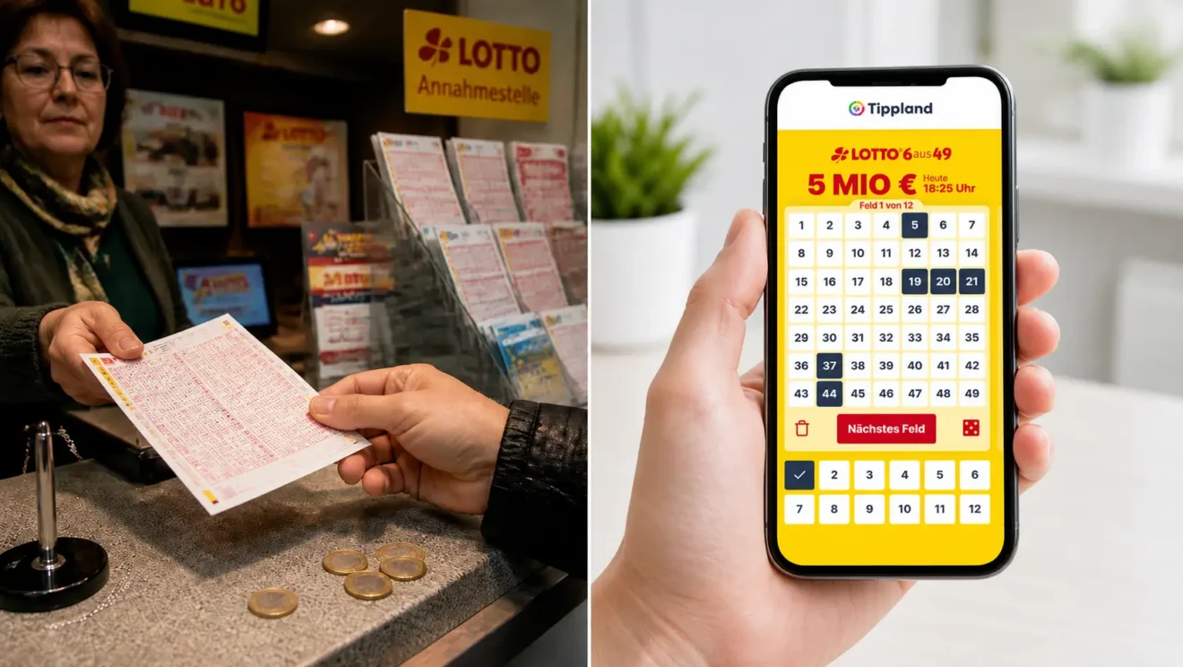 Lottogebühren und Kosten. Digitaler Lottoschein bei Tippland vs. Schein beim Kiosk