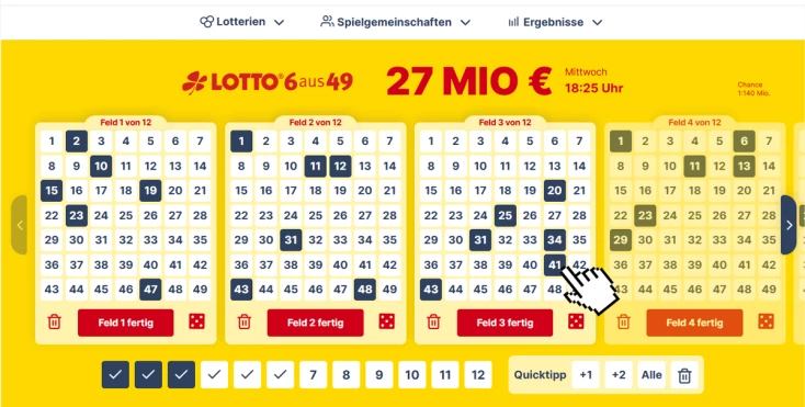 Online Lottoschein statt-Papierzettel