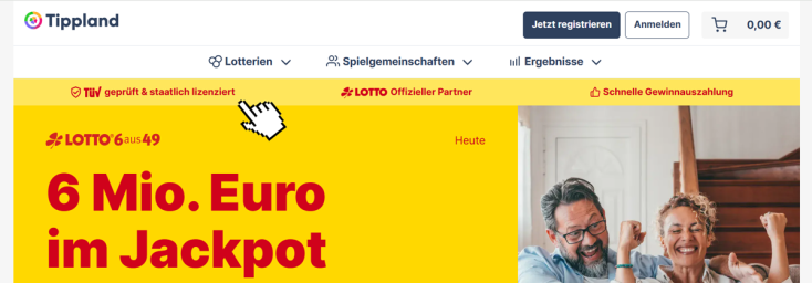 Seriöse Online-Lottoanbieter sind staatlich lizenziert