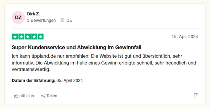 Tippland-Erfahrungen: Super Kundenservice