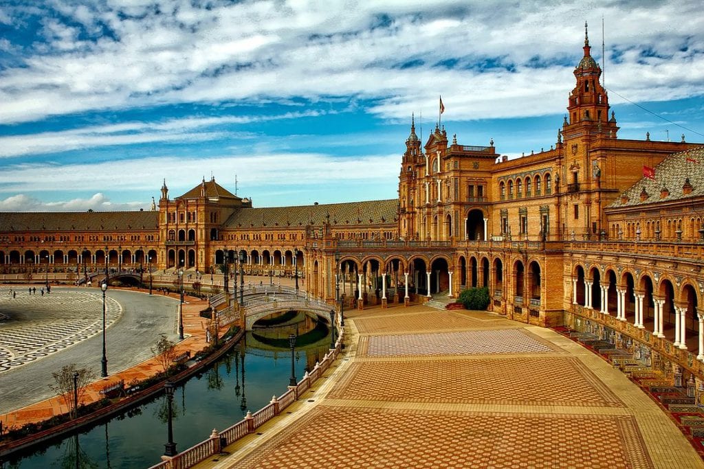 Plaza España, Sevilla, Spanien - El gordo