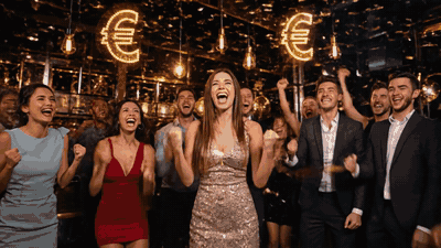 Eurojackpotgewinner freuen sich über Eurojackpot