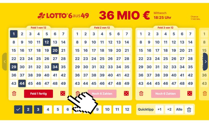 Lotto Quicktipp spielen